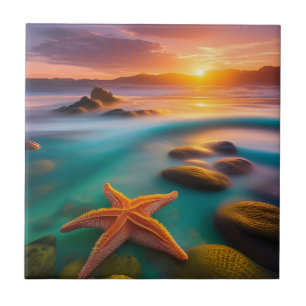 Starfish am Strand von Dawn Fliese