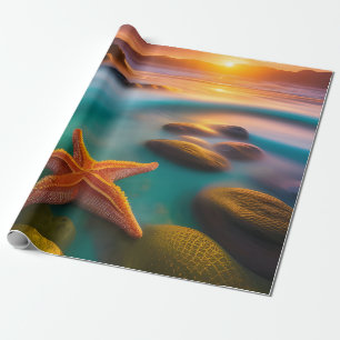 Starfish am Strand von Dawn Geschenkpapier
