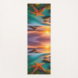 Starfish am Strand von Dawn Yogamatte