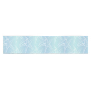 Starfish-Aqua-blauer Strand-Tabellen-Läufer Kurzer Tischläufer