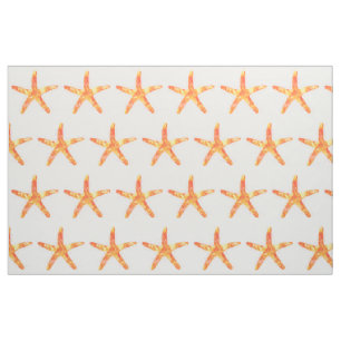 Starfish Aquarellmuster Stoff