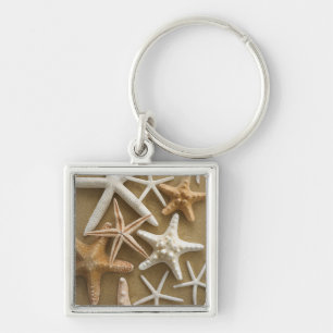 Starfish auf dem Sand Schlüsselanhänger