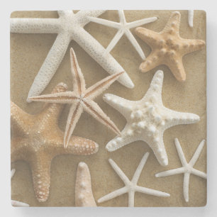 Starfish auf dem Sand Steinuntersetzer