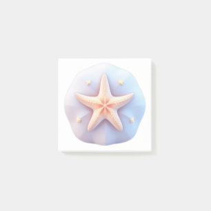 Starfish auf einem einzigartig geformten Stein Post-it Klebezettel