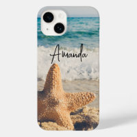 Starfish auf einem Sandy Beach Foto