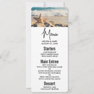 Starfish auf einem Sandy Beach Foto Einladung