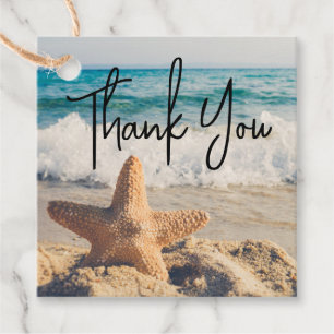 Starfish auf einem Sandy Beach Foto Geschenkanhänger
