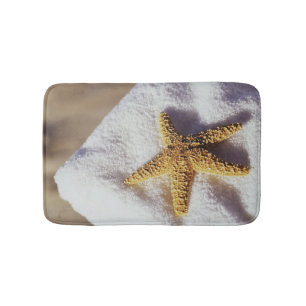 Starfish auf einem Tuch Badematte