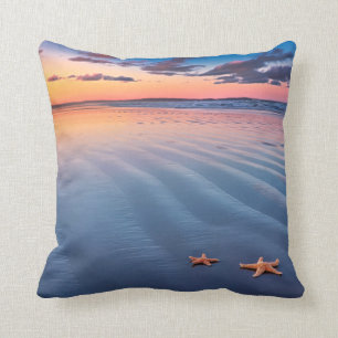 Starfish auf Sand Kissen