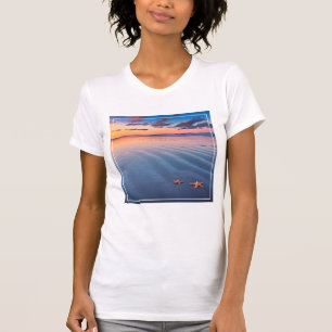Starfish auf Sand T-Shirt