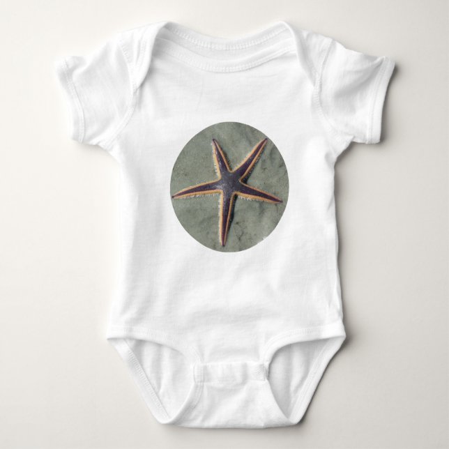 Starfish Baby Strampler (Vorderseite)