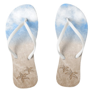 Starfish Beach Flip Flops
