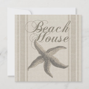 Starfish Beach House Küste Einladung