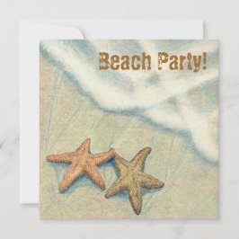 Starfish Beach Party! Einladung
