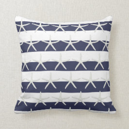 Starfish Beach Wasserfarbe Wash Strip Marine n Wei Kissen