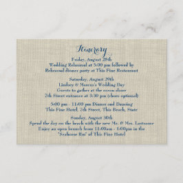 Starfish Blue Hydrangea Hochzeitstag Begleitkarte