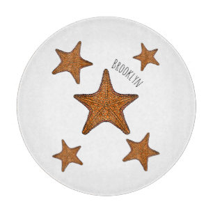 Starfish Cartoon Schneidebrett