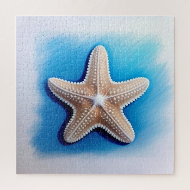 Starfish Crayon Drawing Puzzle (Vertikal)