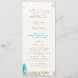 Starfish Destination Beach Hochzeitsprogramm Programm