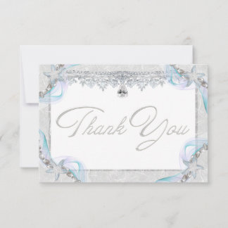 Starfish & Diamonds Danke Karte