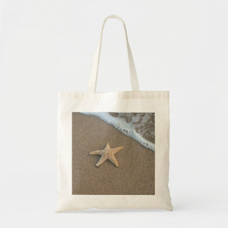 Starfish durch den Strand Tragetasche