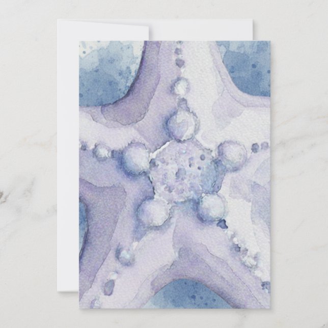 Starfish Einladung (Vorderseite)