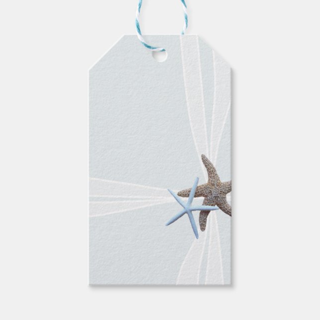 Starfish Geschenkboxen Ribbon Design Geschenkanhänger (Vorderseite)