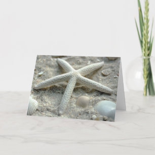 Starfish Grußkarte Karte