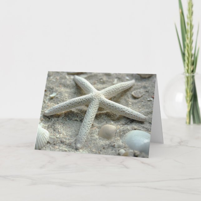 Starfish Grußkarte Karte (Vorderseite)