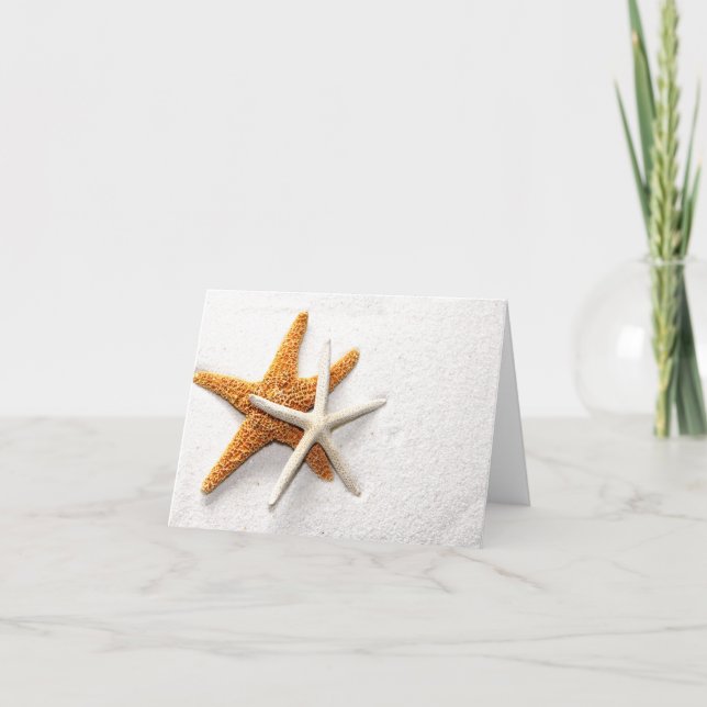 Starfish Grußkarte Karte (Vorderseite)