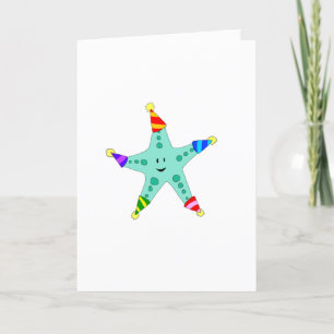 Starfish Happy Geburtstagskarte Dankeskarte