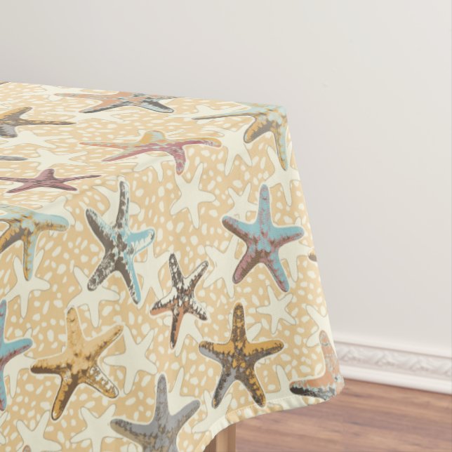 Starfish im Sand-Tablecloth Tischdecke (Beispiel)