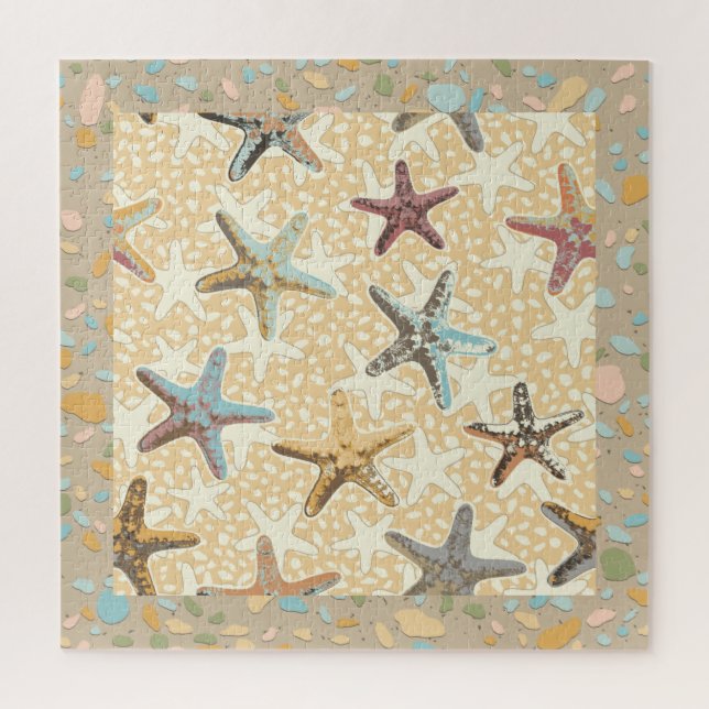 Starfish im Sandpuzzle Puzzle (Vertikal)