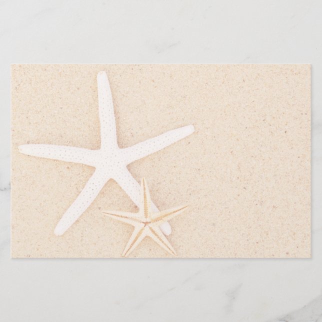 Starfish in der Beach Stationery Briefpapier (Vorderseite)