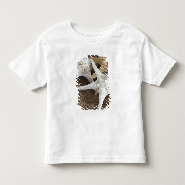 Starfish in einem Korb Kleinkind T-shirt (Vorderseite)