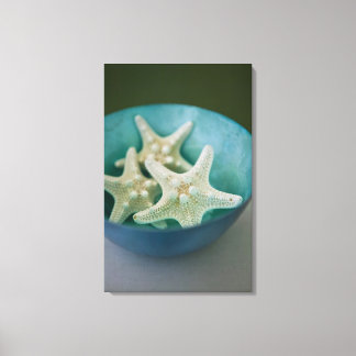 Starfish in Schüssel Leinwanddruck