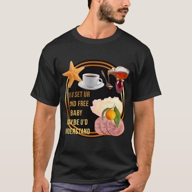 Starfish & Kaffee T-Shirt (Vorderseite)