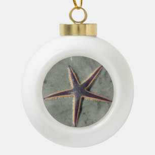 Starfish Keramik Kugel-Ornament