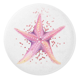 Starfish Knoblauch für Dresser oder Nachtständer Keramikknauf