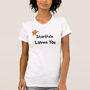 Starfish-Lieben Sie T-Shirt