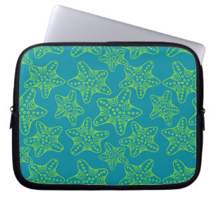 Starfish-Mengen-Muster Laptopschutzhülle