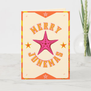 Starfish Merry Junemas Card Karte
