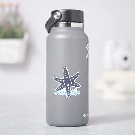 StarFish Midnight Blue Name Aufkleber
