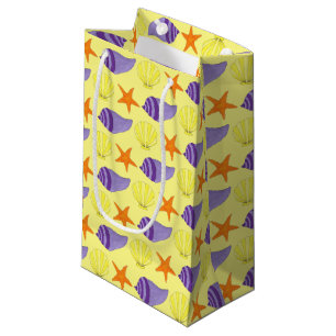 Starfish Muscheln Strandurlaub Gelb Kleine Geschenktüte