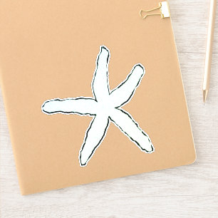 Starfish Muster Niedliche Meereswelt Beach Ocean L Aufkleber