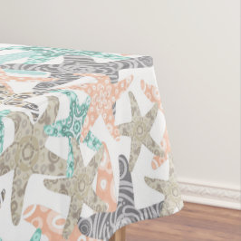 Starfish Nahtloses Muster Tischdecke