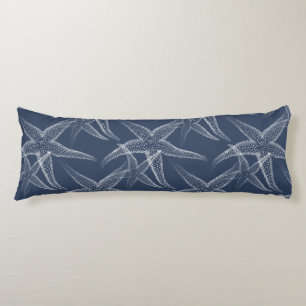 Starfish Navy Blue Beach Body Pillow Seitenschläferkissen