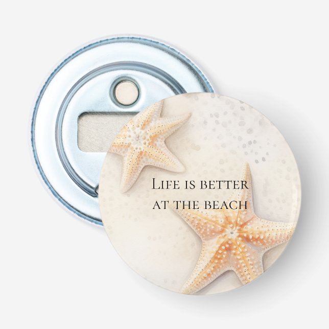 Starfish Ocean Beach Flaschenöffner (Vorderseite)