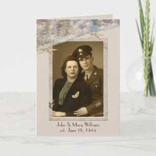 Starfish On Beach Foto Frame Karte