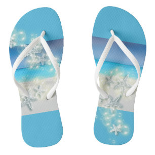 Starfish Paradies blaue Gewässer tropisch Flip Flops